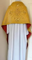Gold Antique Roman High Mass Set of Vestments